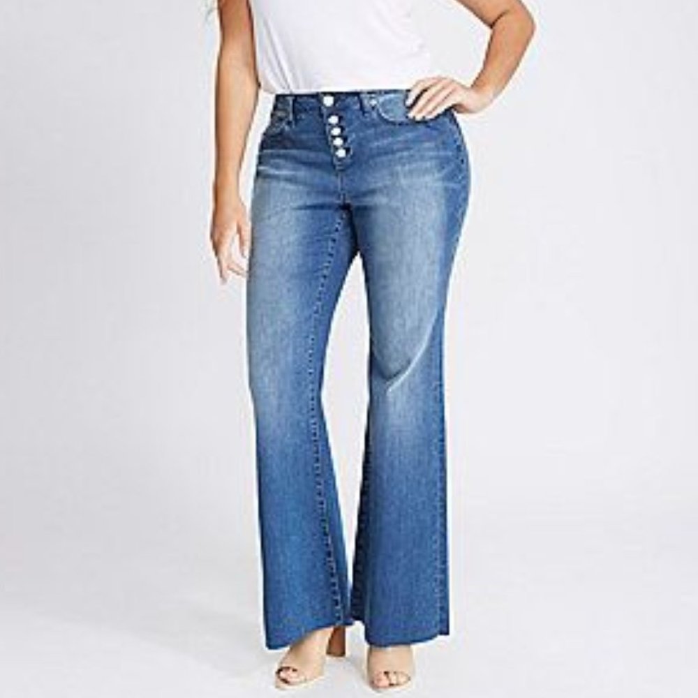 Lane Bryant Flare Jeans - Plus Size
